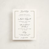"Minimalist Elegance" - Graduation Insert Cards in Ink by Ana de Sousa - Front