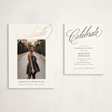 "Aloft" - Graduation Insert Cards in Daisy by Jessica Williams - With Invitation