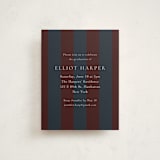 "The Prestige" - Graduation Insert Cards in Nautical by Elly - Front