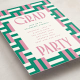 "Kamryn" - Graduation Insert Cards in Emerald by Erin German - Detail