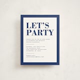 "Bold Headline" - Graduation Insert Cards in Midnight by Emily Sabol Goss - Front