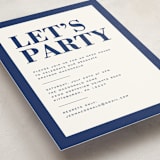 "Bold Headline" - Graduation Insert Cards in Midnight by Emily Sabol Goss - Detail