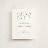 "Momentous" - Graduation Insert Cards in Salt by Jessica Williams - Front