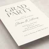 "Momentous" - Graduation Insert Cards in Salt by Jessica Williams - Detail