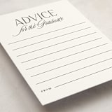 "Lovely Day" - Graduation Insert Cards in Pearl by Paper Raven Co. - Detail