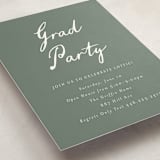 "Grad Greetings" - Graduation Insert Cards in Pearl by Ashley Iwafuchi - Detail