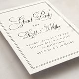 "Traditionally" - Graduation Insert Cards in Pearl by Sarah Brown - Detail
