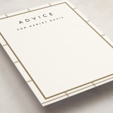 "Minimal border" - Graduation Insert Cards in Starlight by Lucrecia Caporale - Detail