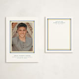 "Woven frame" - Graduation Insert Cards in Night Sky by Lea Delaveris - With Invitation