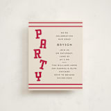 "Team Grad" - Graduation Insert Cards in Cherry by Louise Kay - Front
