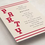 "Team Grad" - Graduation Insert Cards in Cherry by Louise Kay - Detail