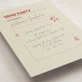 "Checklist Complete" - Graduation Insert Cards in Parchment by Zove Ahhh - Detail