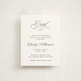 "Checked" - Graduation Insert Cards in Cotton by Kate Ahn - Front