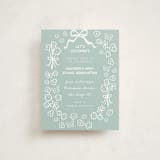 "Handwritten Stack" - Graduation Insert Cards in Snow by Stephanie Heinrich Godbout - Front