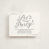 "Ribbons and Cords" - Graduation Insert Cards in Ink by Megan Davis - Front