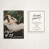 "Class Dismissed" - Graduation Insert Cards in Ink by Megan Davis - With Invitation