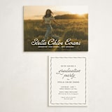 "Days gone by" - Graduation Insert Cards in Cloud by Lea Delaveris - With Invitation