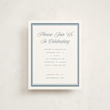 "Lauren" - Graduation Insert Cards in Winterberry by Blustery August - Front