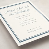 "Lauren" - Graduation Insert Cards in Winterberry by Blustery August - Detail