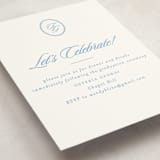 "Scripted" - Graduation Insert Cards in Capri by Creo Study - Detail