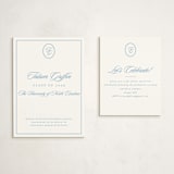 "Scripted" - Graduation Insert Cards in Capri by Creo Study - With Invitation