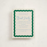 "Augusta" - Graduation Insert Cards in Tide by Megan Davis - Front