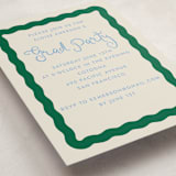 "Augusta" - Graduation Insert Cards in Tide by Megan Davis - Detail