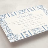 "Sweet Garden" - Graduation Insert Cards in Provincial Blue by Erin German - Detail