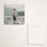 "Grad Squary" - Graduation Insert Cards in Pearl by Angela Thompson - With Invitation