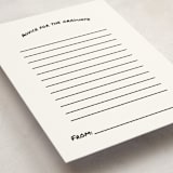 "Photo Snap + Penned Names" - Graduation Insert Cards in Noir by Cleghorn Creative - Detail