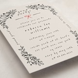 "Celebratory Frame" - Graduation Insert Cards in Linen by Ana de Sousa - Detail