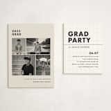 "Fourth Quarter" - Graduation Insert Cards in Sandstone by Olivia Raufman - With Invitation