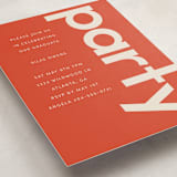 "Film Strip" - Graduation Insert Cards in Tomato by Morgan Kendall - Detail