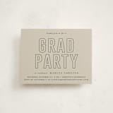 "High Score" - Graduation Insert Cards in Vanilla by Sherley Ferreira - Front