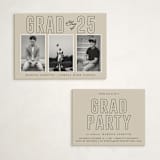 "High Score" - Graduation Insert Cards in Vanilla by Sherley Ferreira - With Invitation