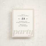 "The Cover" - Graduation Insert Cards in Mist by Gwen Bedat - Front