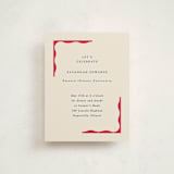 "Decorative Frame" - Graduation Insert Cards in Crimson by Baumbirdy - Front