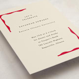"Decorative Frame" - Graduation Insert Cards in Crimson by Baumbirdy - Detail