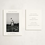 "Class of 2025!" - Graduation Insert Cards in Cloud by Maggie Daugherty - With Invitation