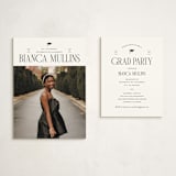 "Accomplishment" - Graduation Insert Cards in Opal by Cindy Reynolds - With Invitation