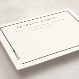 "Tassel Framed" - Graduation Insert Cards in Charcoal by AK Graphics - Detail