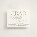 "Timeless Grad" - Graduation Insert Cards in Vanilla by Morgan Kendall - Front