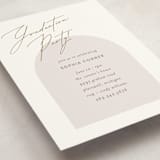 "Hoop" - Graduation Insert Cards in Salt by Pixel and Hank - Detail