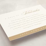 "Shining Script" - Graduation Insert Cards in Snow by Sarah Curry - Detail