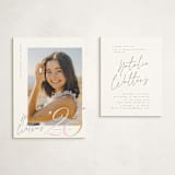 "Beautiful Year" - Graduation Insert Cards in Paper by Orasie - With Invitation