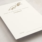"Grad Border" - Graduation Insert Cards in Pearl by Teju Reval - Detail