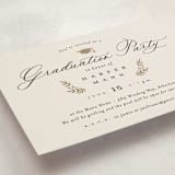 "Harper" - Graduation Insert Cards in Snow by Sarah Curry - Detail