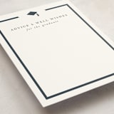 "Borders" - Graduation Insert Cards in Graphite by Anna Elder - Detail