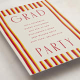"Grad Stripes" - Graduation Insert Cards in Rose & Sunflower by Anna Elder - Detail