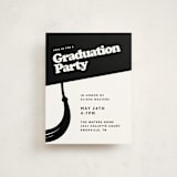 "Filter" - Graduation Insert Cards in Snow by Inkblot Design - Front